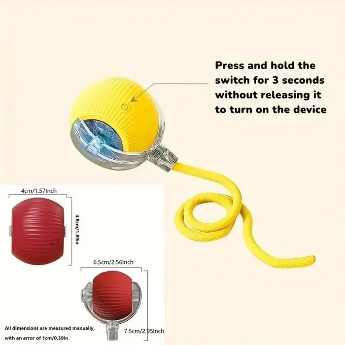 Buy Automatic Rolling Ball Pet Toy - Image 2