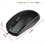 Wired Mouse for PC Laptop USB Optical - Image 2