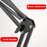 360° Long Arm Lazy Tablet Stand iPad Phone Holder Mount Clamp Bed Table Overhead - Image 4