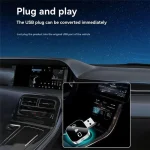 4 in 1 Wireless CarPlay Adapter Mirror Link Airplay Android Auto iPhone Dongle - Image 5
